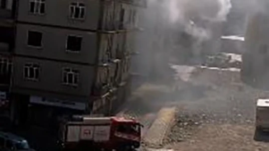 Elazığ'da korkutan ev yangını