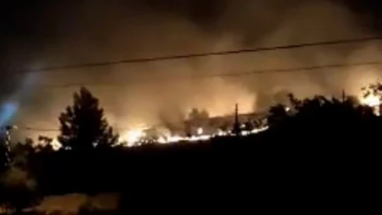 Elazığ'da korkutan yangın