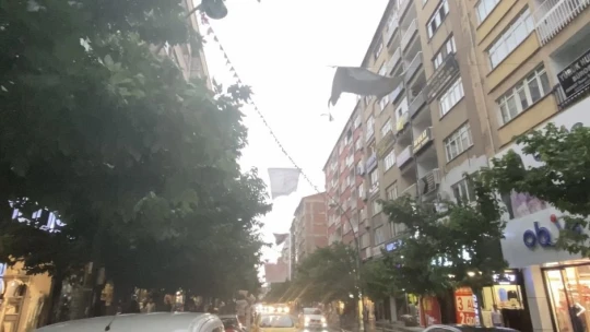 Elazığ'da kuvvetli rüzgar etkili oldu