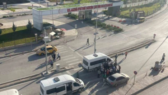 Elazığ'da minibüsün çarptığı kadın yaralandı