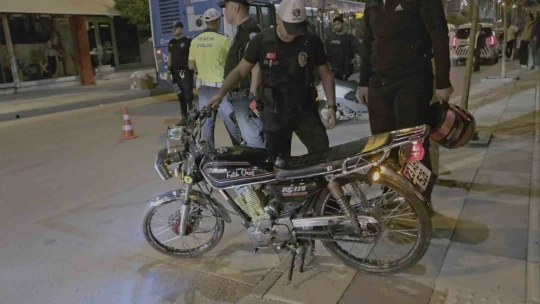 Elazığ'da motosikletlilere sıkı denetim