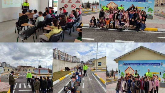 Elazığ'da öğrencilere trafik kuralları anlatıldı