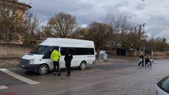 Elazığ'da okul önlerinde denetim