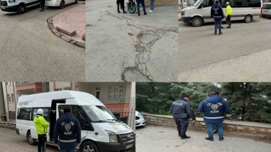 Elazığ'da okul önü denetimleri sürüyor