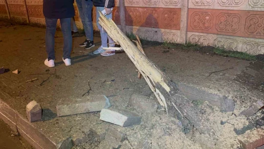 Elazığ'da otomobil ağaçları devirip takla attı: 2 ağır yaralı