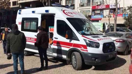 Elazığ'da otomobil duvara çarptı: 2 yaralı