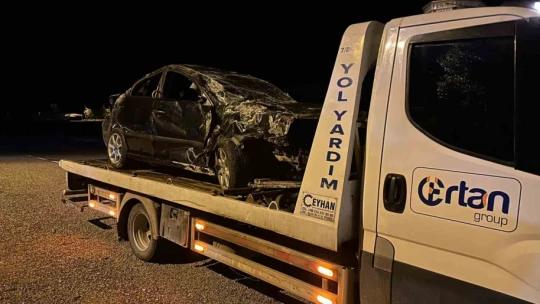 Elazığ'da otomobil takla attı: 1 ölü