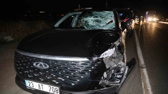 Elazığ'da otomobilin çarptığı yaya hayatını kaybetti