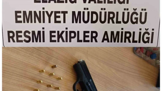 Elazığ'da ruhsatsız silah operasyonu