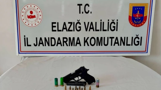 Elazığ'da ruhsatsız silahlar ele geçirildi
