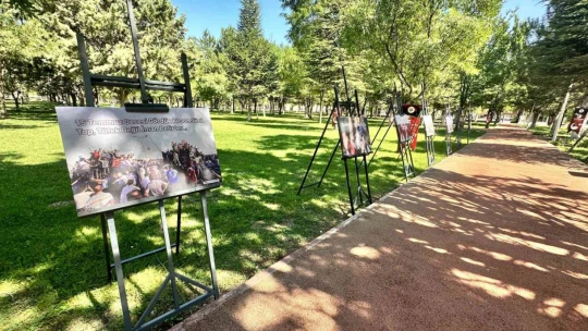 Elazığ'da şehitler yolu yürüyüş parkuru ve sergi açılışı
