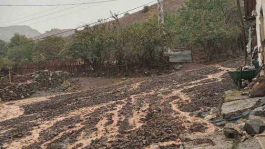 Elazığ'da sel sonrası hasar tespit çalışmaları