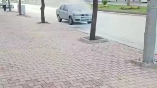 Elazığ'da seyir halindeki otomobil yandı
