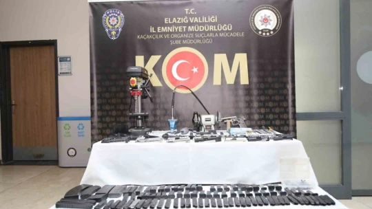 Elazığ'da silah kaçakçılığı operasyonu: 9 gözaltı