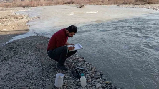 Elazığ'da su kaynaklarında saha çalışması