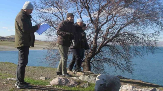 Elazığ'da su kuşu popülasyonunun tespiti için çalışma yapıldı