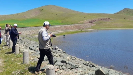 Elazığ'da sulak alanların envanter  çalışması yapıldı