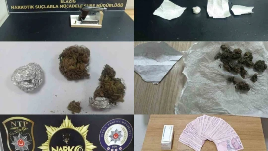 Elazığ'da torbacılara operasyon: 7 gözaltı