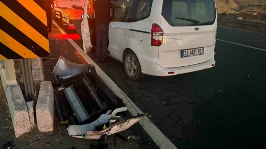 Elazığ'da trafik kazası: 1 yaralı