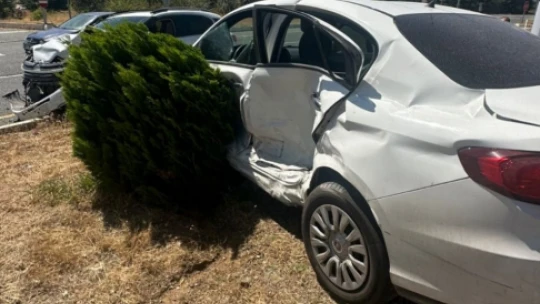Elazığ'da trafik kazası: 2 yaralı