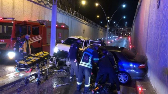 Elazığ'da trafik kazası: 2 yaralı