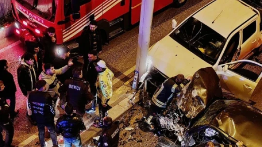 Elazığ'da trafik kazası: 2 yaralı