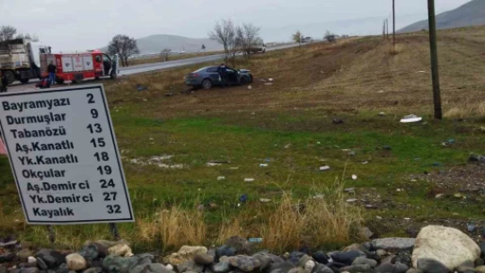 Elazığ'da trafik kazası:2 yaralı