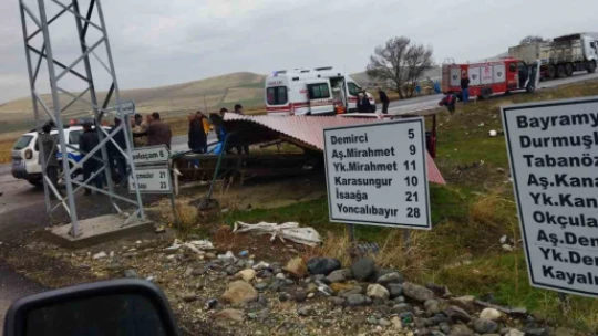 Elazığ'da trafik kazası:2 yaralı