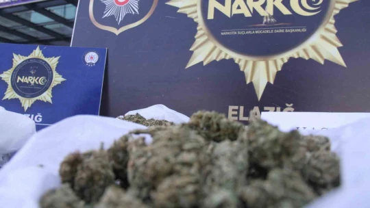 Elazığ'da uyuşturucu operasyonu: 3 şüpheli yakalandı