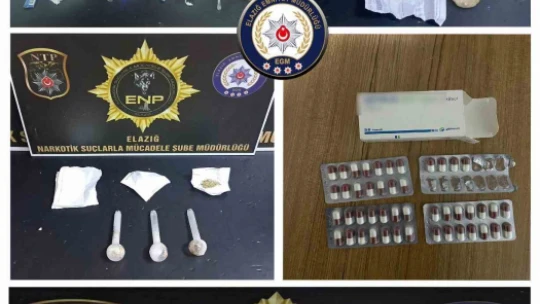 Elazığ'da uyuşturucu operasyonu