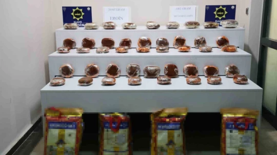 Elazığ'da uyuşturucuya büyük darbe: 29 kilo uyuşturucu ele geçirildi