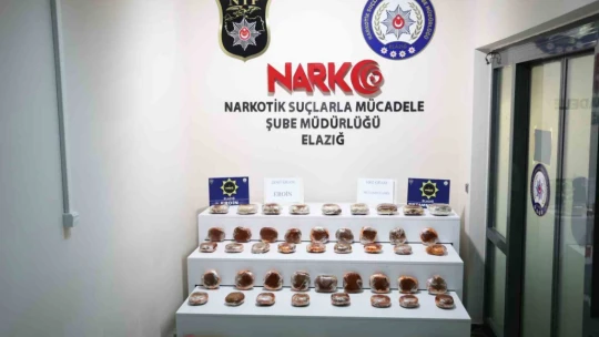 Elazığ'da uyuşturucuya büyük darbe: 29 kilo uyuşturucu ele geçirildi
