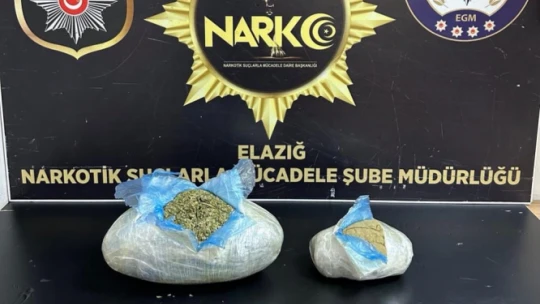 Elazığ'da uyuşturucuyla mücadele: 3 tutuklama