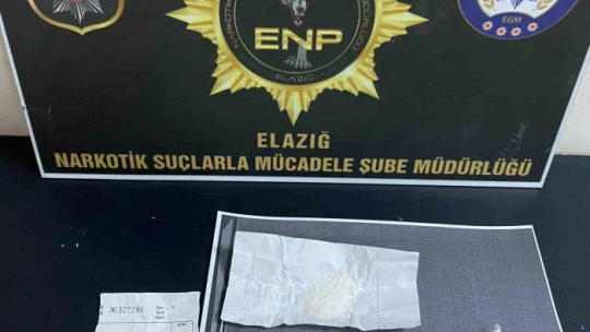 Elazığ'da uyuşturucuyla mücadele: 2 tutuklama