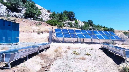 Elazığ'da yaban hayatı için su yalakları oluşturuldu