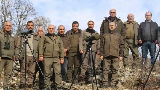 Elazığ'da yaban keçisi envanter çalışması yapıldı