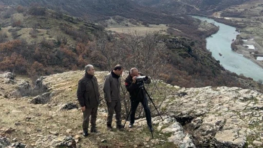 Elazığ'da yaban keçisi envanter çalışması yapıldı