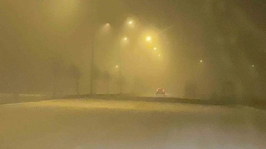 Elazığ'da yoğun sis etkili oldu