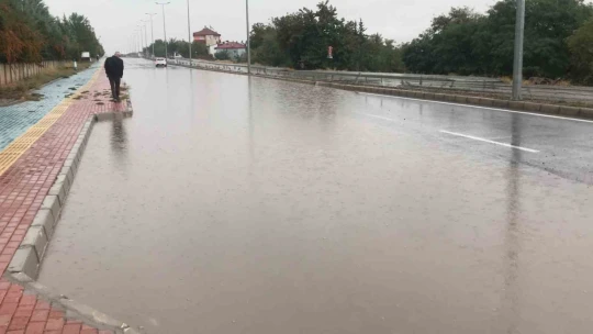 Elazığ'da yollar göle döndü, bahçe ve ahırları su bastı