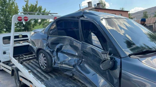 Elazığ'da zincirleme kaza: 1 yaralı