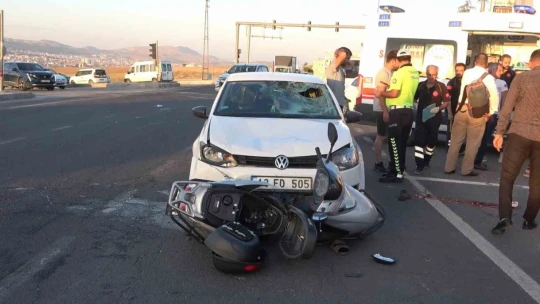 Elazığ'daki kazada motosiklet sürücüsü hayatını kaybetti