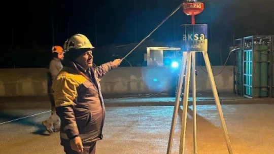 Elazığ'ın bir ilçesi daha doğalgaza kavuştu