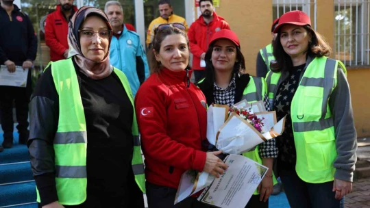 Elazığ OSB'de deprem ve yangın tatbikatı
