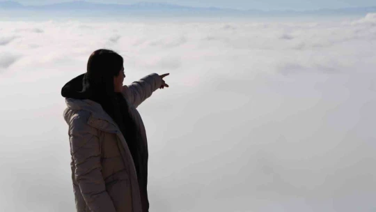 Elazığ sis denizinde kayboldu, ortaya eşsiz görüntüler çıktı