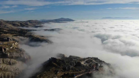 Elazığ sis denizinde kayboldu, ortaya eşsiz görüntüler çıktı