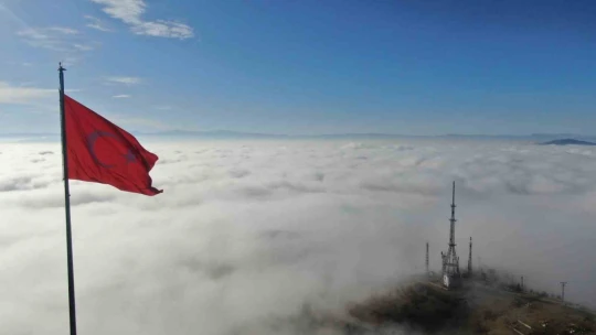 Elazığ sis denizinde kayboldu, ortaya eşsiz görüntüler çıktı