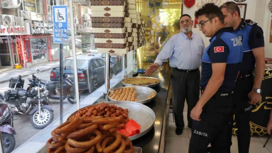 Elazığ zabıtasından bayram öncesi sıkı denetim