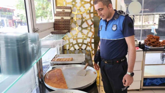 Elazığ zabıtasından bayram öncesi sıkı denetim
