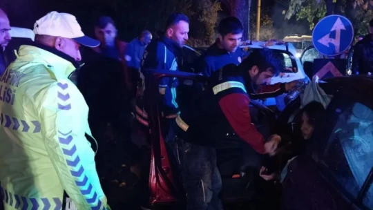 Elazığda trafik kazası: 2 yaralı