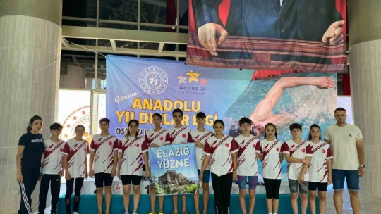 Elazığlı sporculardan yüzmede Türkiye derecesi